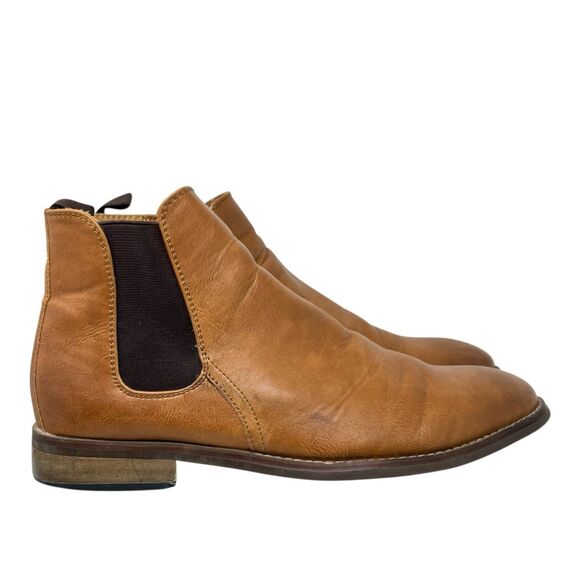 Steve Madden Ankle Boots Mens 9.5 Brown Side Zip‎ Chelsea Smart Casual main image 5